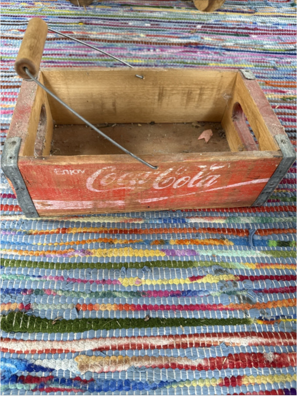 Vintage Coca Cola Wood Crate.